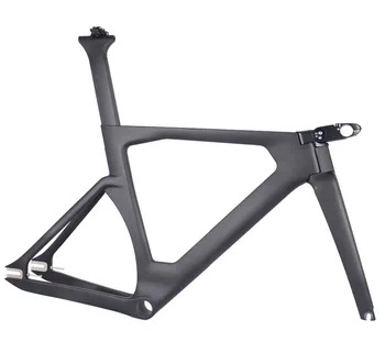 

MIRACLE 2020 Aero Track bicycle Carbon frame new Carbon Track Frame UD weave 700c Track bike frame/fork/seatpost/stem