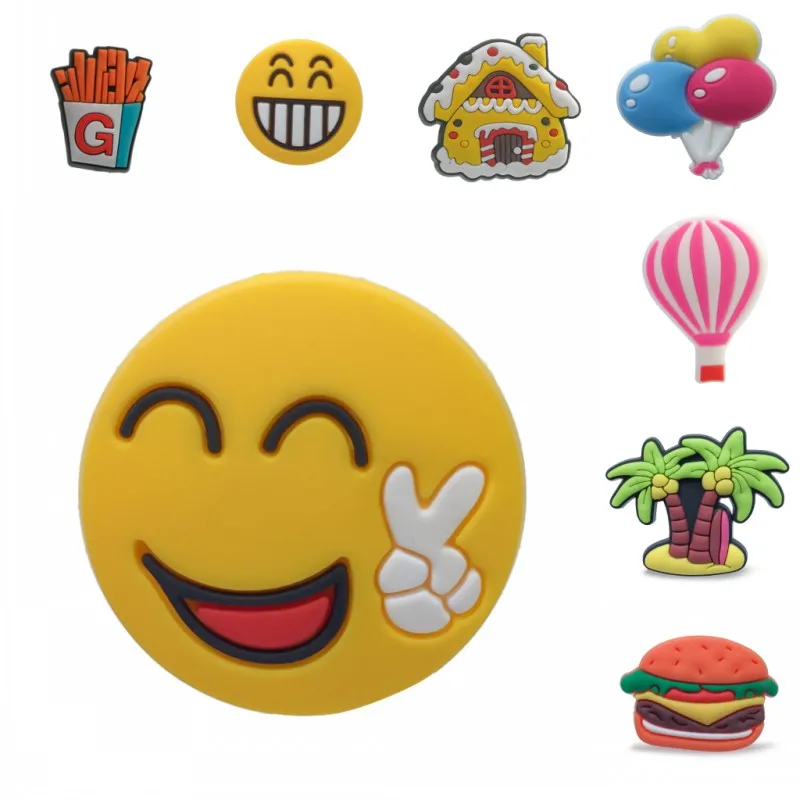 

1pcs Casual PVC Cartoon Shoe Charms Shoe decoration Buckles Accessories Fit Bracelets Croc JIBZ Kids Gifts