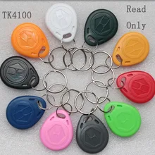 TK4100 красочные Брелоки 125 кГц пассивные rfid-метки ID Брелоки для ключей с бирками 100 шт./лот