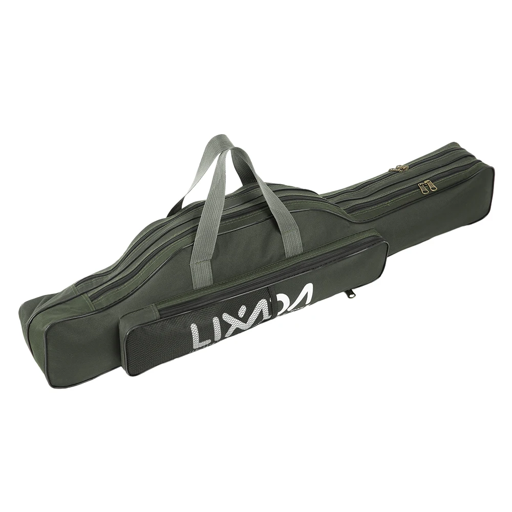 Lixada Portable Folding Fishing Rod Reel Bag Fishing Pole Gear Tool Carry Case Carrier Bag for Fishing Large capacity Travel Bag