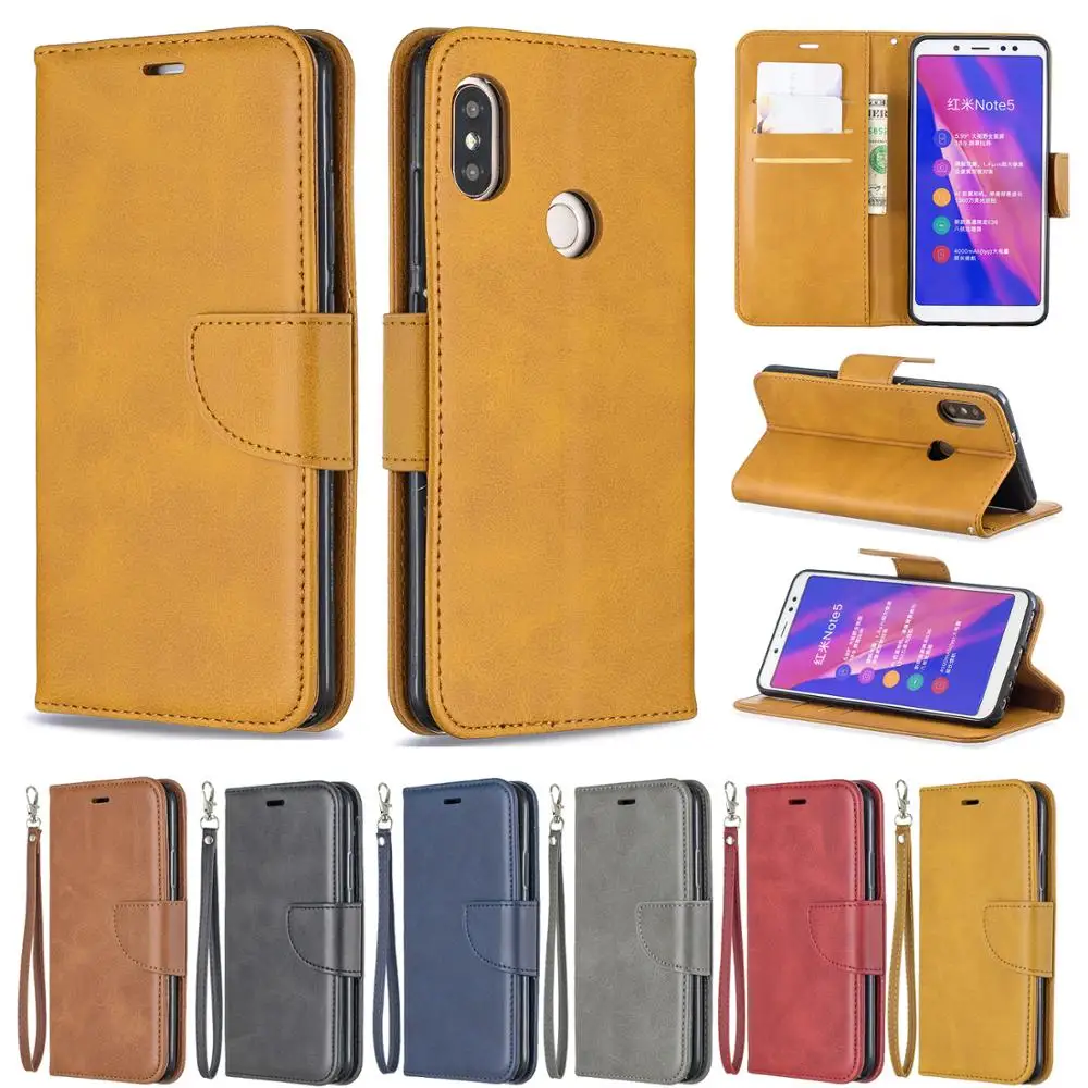 

Wallet Case For Xiaomi Redmi Note 5 Cover Fashion Flip Phone Vintage Leather Magnetic Silicone PU Case For Redmi Note 5 Pro Case
