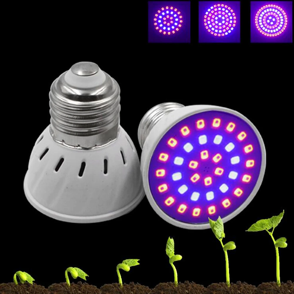 

Plant Growth Light 3W E27 E14 MR16 GU10 Red and Blue Plant Light 36SMD Seedling Vegetable Fill Light