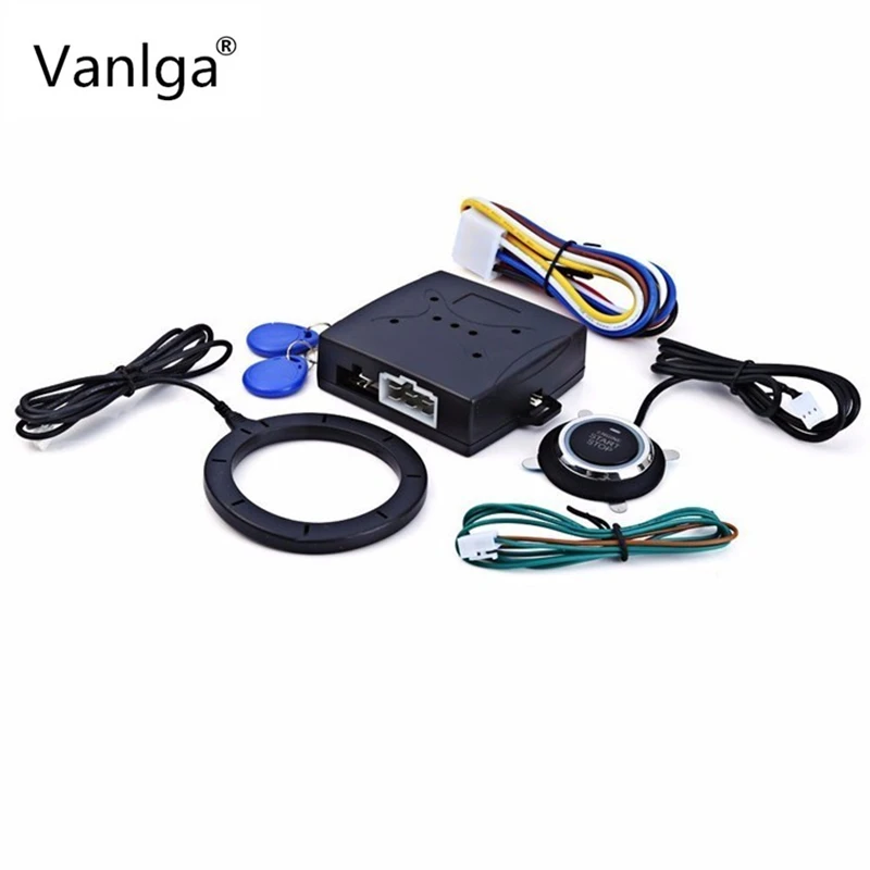 

Auto Car Alarm Car Engine Push Start Button RFID Lock Ignition Starter Keyless Entry Start Stop Immobilizer Anti-theft System