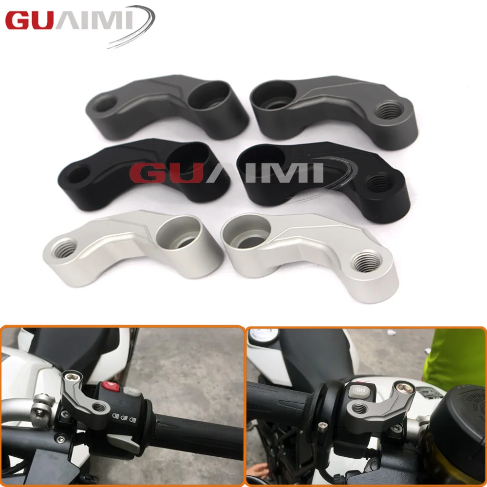 Комплект адаптеров для переоборудования зеркал BMW F650GS F700GS F800GS F800R HP2 Megamoto K1200R K1300R S1000XR S1000R|Накладки и