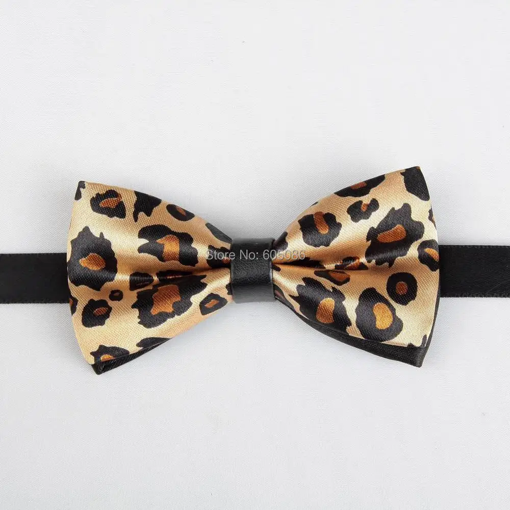 HOOYI PU print boys' bow tie butterfly polyester baby bowtie kids' neck ties knots necktie