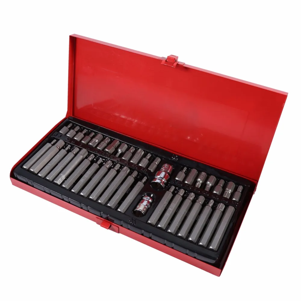 

40Pcs/set Power Screwdriver Bits Set Multi-function Hex Spline Torx and Bit Holder Socket Adapter For Electric Screwdrivers