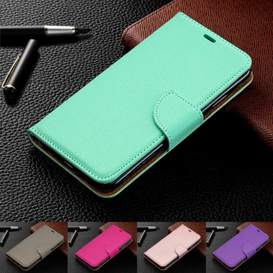 

P Smart 2019 Case Flip Wallet PU Leather Cover Phone Case For Huawei P Smart 2019 POT-LX1 POT-LX3 Psmart 2019 Case 6.2