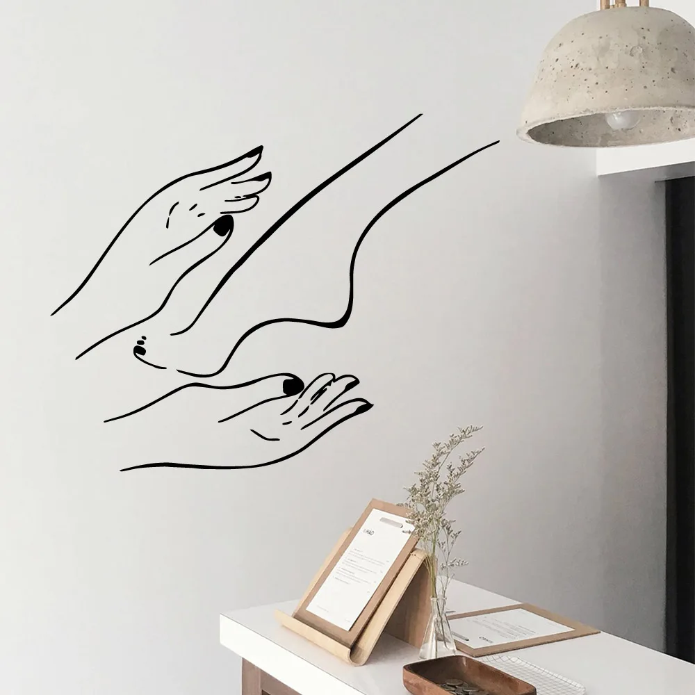 

Hot nail salon Home Decoration Accessories For Kids Rooms Decoration Wall Art Decal