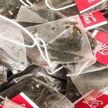 2000 шт/партия нейлоновый пустой мешок пирамиды заварочный Чайный фильтр чайный пакетик