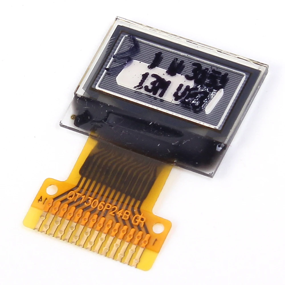OLED экран IIC для Arduino AVR STM32 SD1306 белый модуль 0 49 дюйма 64x32 макетная плата|0.49 inch oled|oled