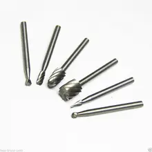 NEWACALOX 6PC Woodworking Tools drill HSS bit set wood carving tools drill burr tools for woodworking diamond glass drill bits
