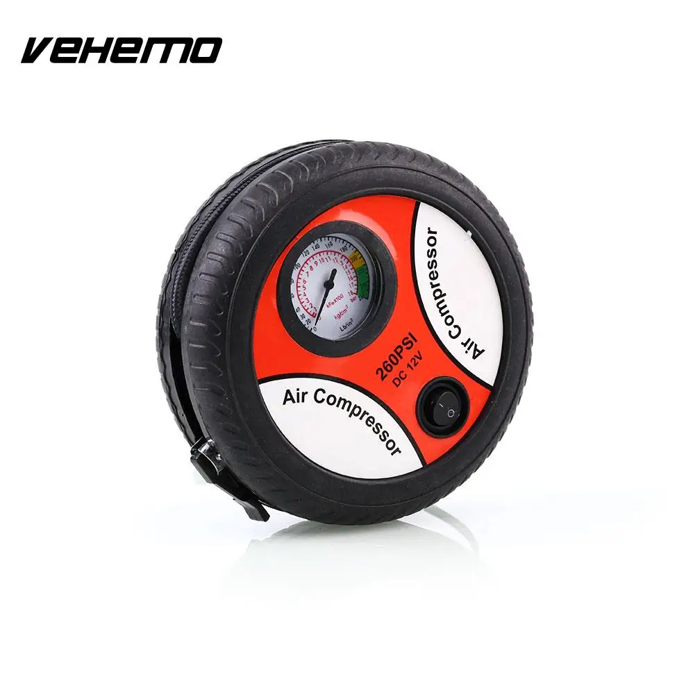 

12V 260PSI Portable Electric Car Motor Motorcycle Bycle Tire Air Compressor Pump