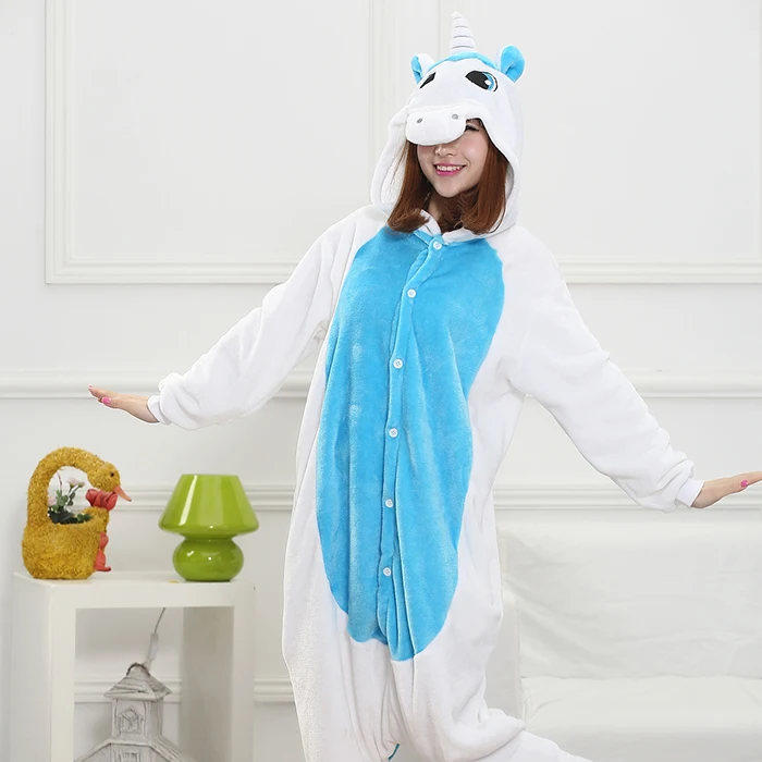 Invierno Pijamas Animal pijama de una pieza junta el traje