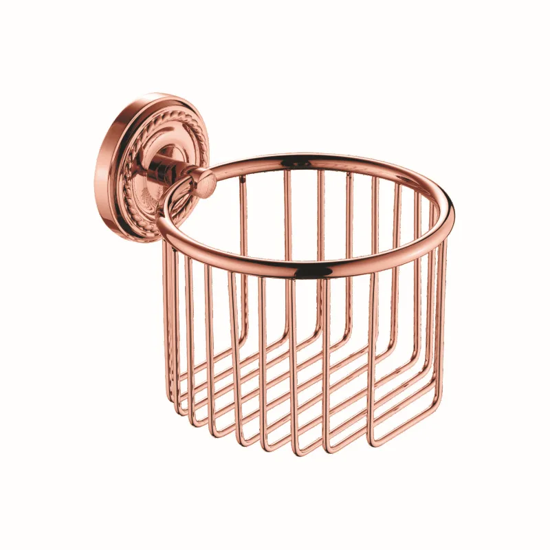 Розовая Золотая вешалка для полотенца полная медь европейский стиль ванная комната туалетное полотенце подвесная комбинация, защищающая банное полотенце баня аппаратные комплекты - Цвет: e