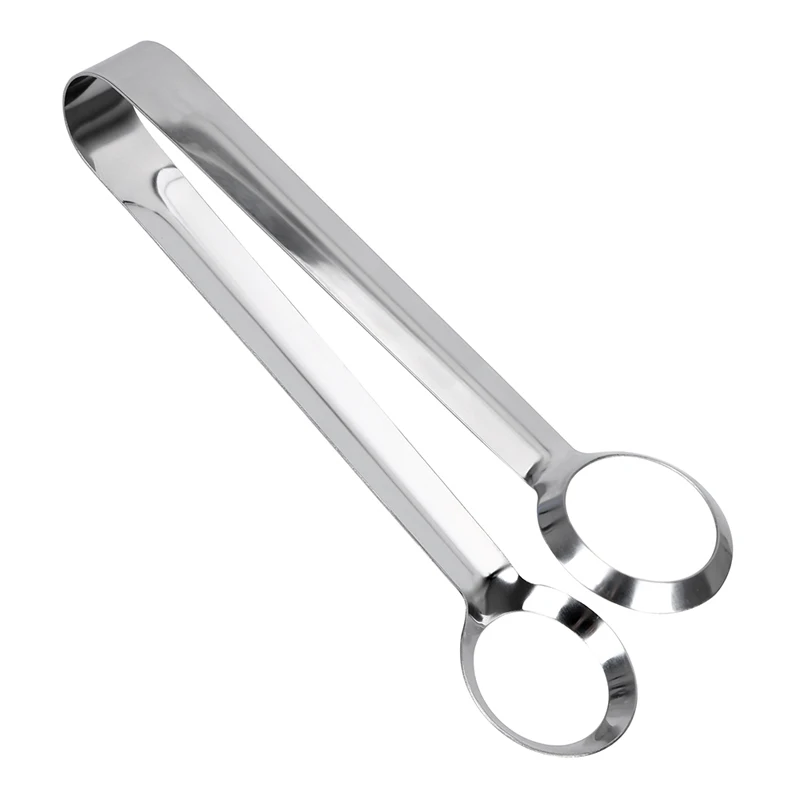 Stainless Steel Boiled Egg Tongs Clamp Kitchen Food Salad Tongs Clip Serving Tongs Creative Egg Tools Cooking Utensils (10-1)