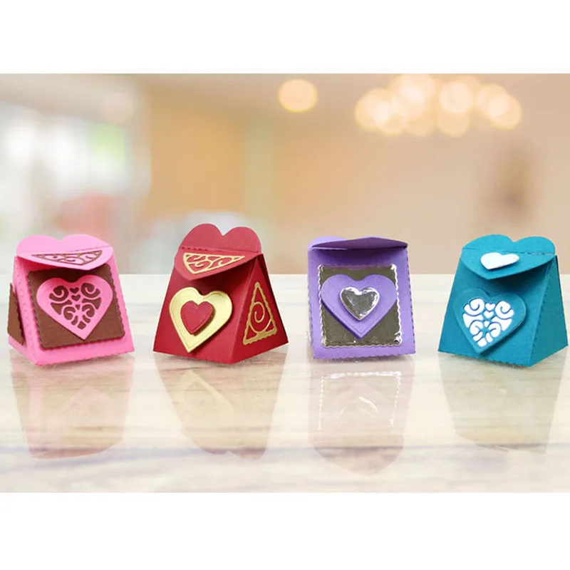 

3D Gift Box Metal Cutting Dies New 2019 for DIY Scrapbooking Wedding Valentine's Paper Cards Making Decorative Crafts Supplies