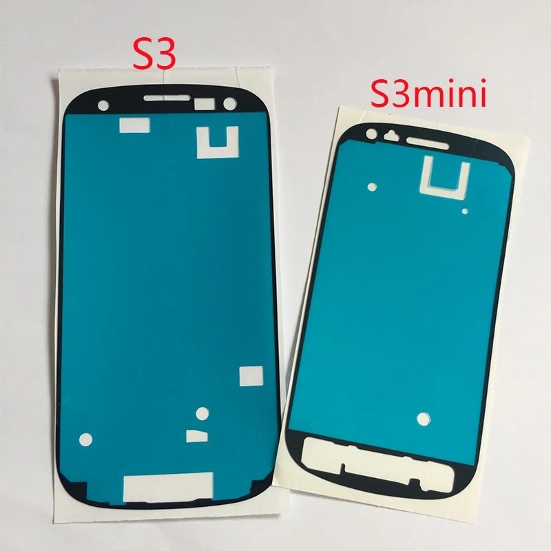 2 X для samsung Galaxy S3 S3mini S4 S4 мини ЖК-дисплей Сенсорный экран передняя рамка клейкой ленты 3м Двухсторонняя клейкая лента-наклейка