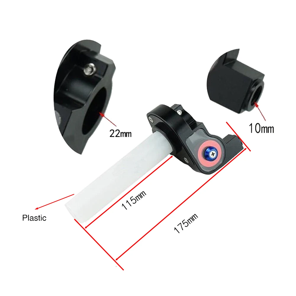 ZSDTRP 7/8 ''мотоцикл 1/4 быстрого действия газовые ручки дроссельной заслонки + для