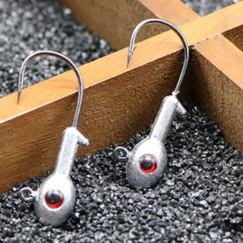

Ufishing Fish Head Style Fishing Hooks with 3D Eyes 2019 Jig Head Fishhook Lead Hook for Soft Baits 4g 6g 8g 10g 12g