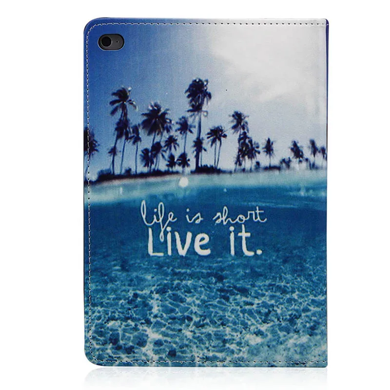 Printed PU Leather Leather Case Cover For Apple iPad Air 2 Smart Cover Stand Tablet Cases Funda For iPad 6 Auto Sleep Wake UP (3)