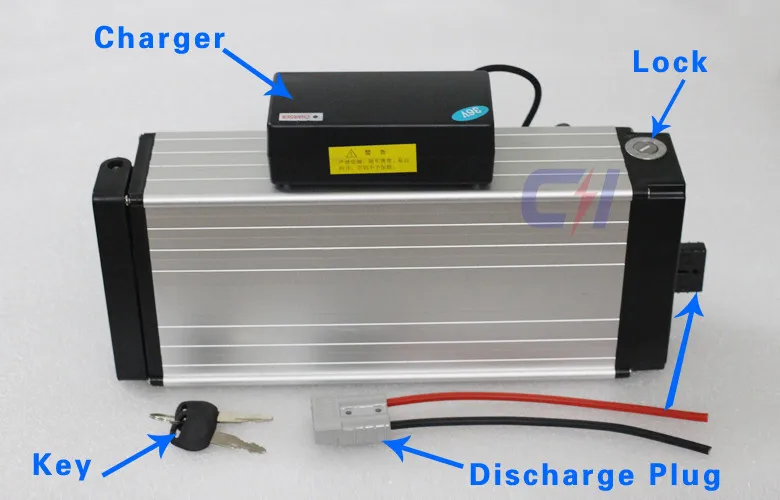 Cheap 48v 20ah battery electric bike lithium battery 1000W Pack , ebike electric scooter rear rack Aluminum alloy 5