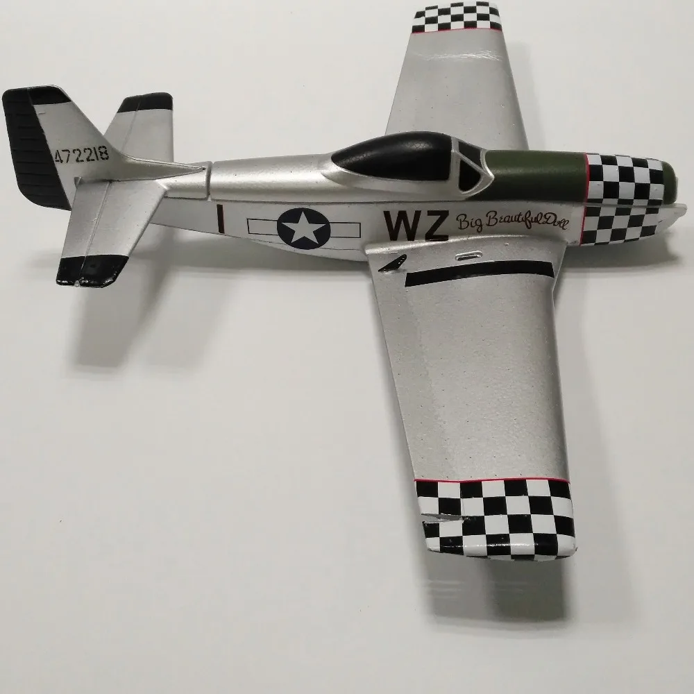 650 мм P51 мини электрический RC Warbird модель игрушки|Радиоуправляемые самолеты| |
