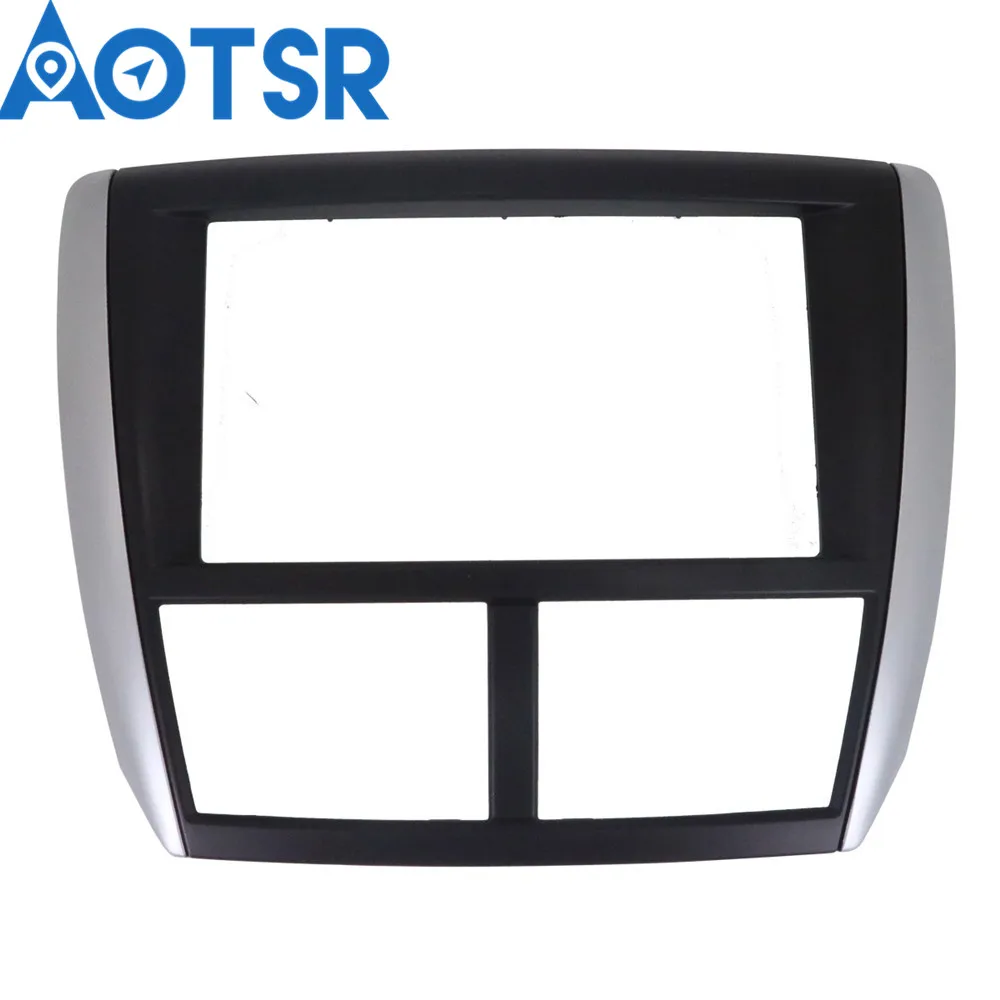 

2 DIN Car Radio Fascia for Subaru Forester 2008-2012 Impreza 2007-2012 Stereo Fascia Dash CD Trim Installation Kit DVD CD ABS