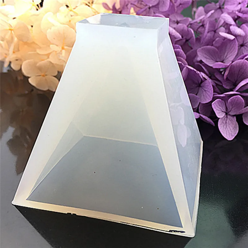 Transparent Pyramid Silicone Mould DIY Resin Decorative Craft Jewelry Making Mold resin molds for jewelry