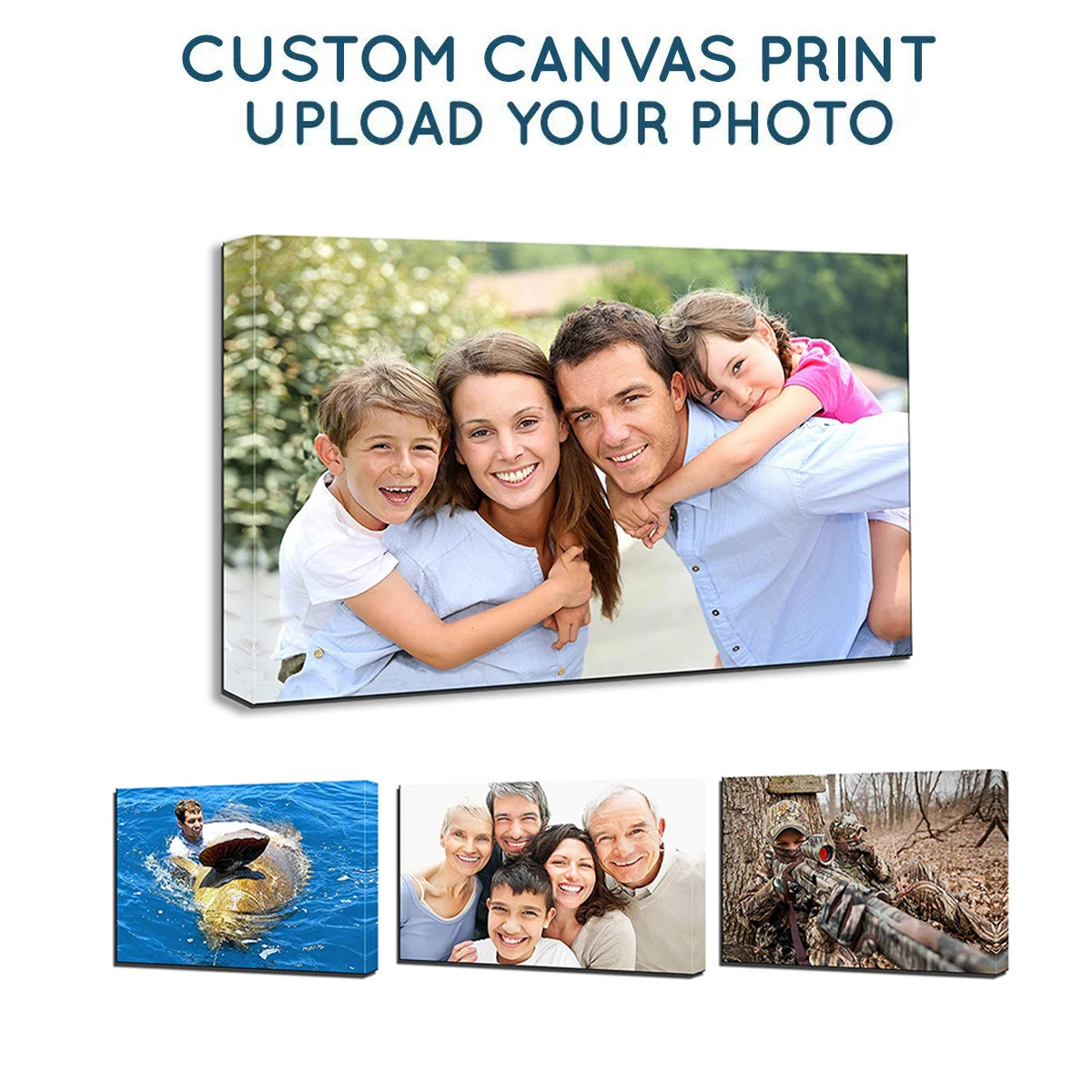 PRINTING MY PHOTO ON CANVAS PICTURE PRINT HOME PERSONALIZED WALL ART 