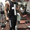 Men summer fashion punk rock hip hop tank top bodybuilding sleeveless shirt mens cross printed casual vest street clothing ► Photo 3/6