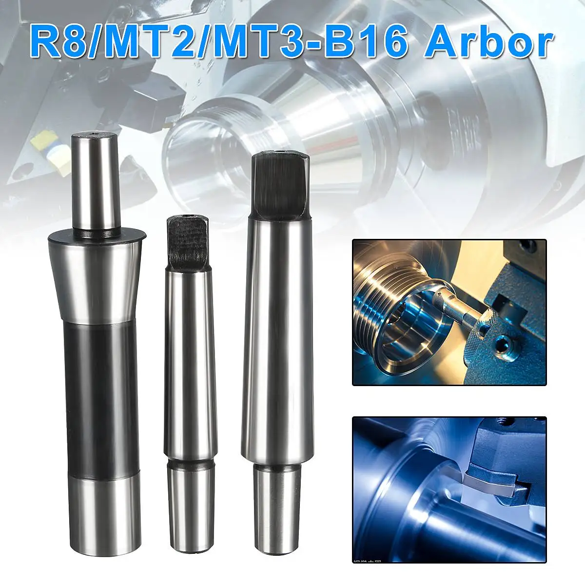 

1pcs R8-B16 MT2-B16 MT3-B16 Mini Drill Chuck Arbor For Keyless 1-13MM Lathe Self Tighten Machine Tools Accessories Wholesale