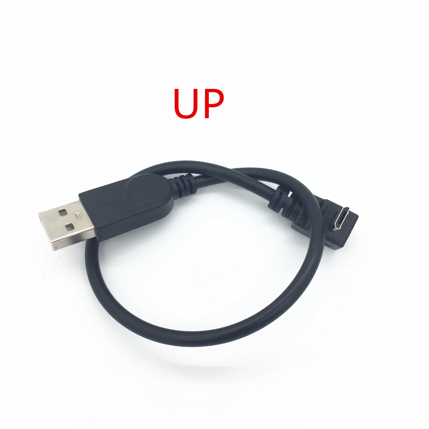 

24cm Short Right Angle 90 2A Micro USB Quick Charger Charging Sync Data Cable
