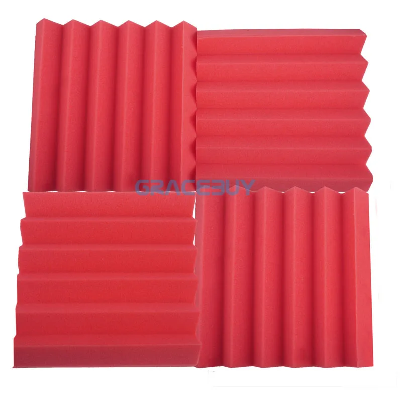 

0.96X0.96X0.22ft Acoustic Soundproofing Dampening Foam 30 Pcs Recording Studio Sound Insulation Absorbing Panels New