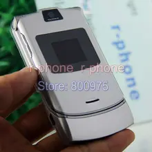 Smartphone Motorola Razr V3 2G GSM débloqué, téléphone portable d'origine, clavier arabe et russe