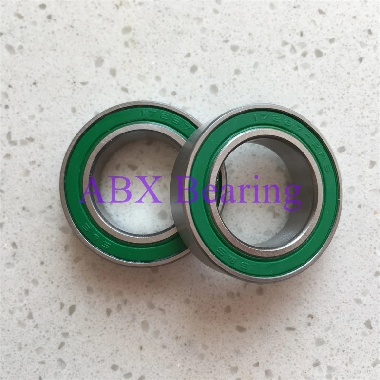 2 шт./лот 17287 2RS MR17287 17287RS GCR15 шарикоподшипник 17x28x7 мм велосипедные колеса Нижний