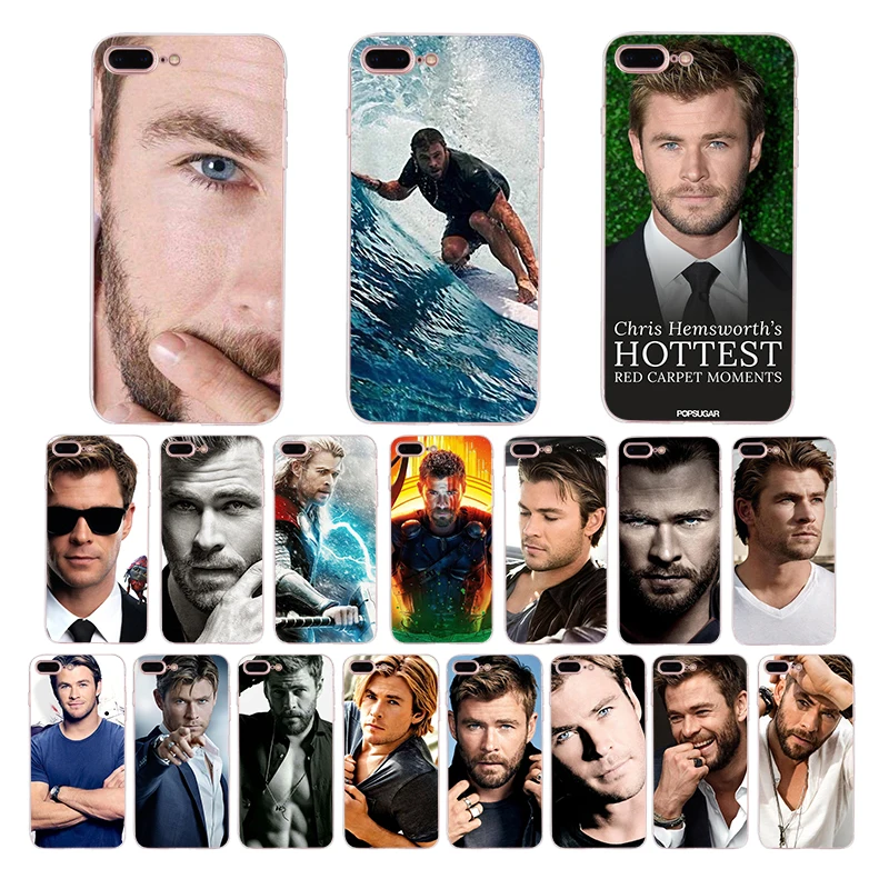 

Chris Hemsworth Men In Black Avengers Thor Soft phone silicone cover shell for iphone x xr 7 6 6s 8 plus xs max 5 5s se 10 case