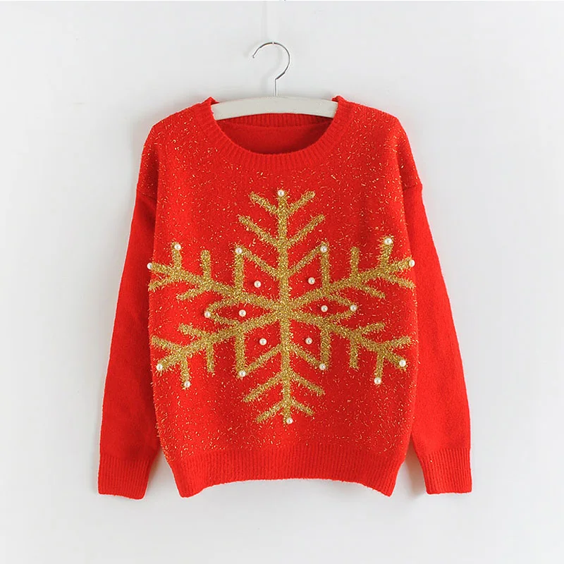 beaded holiday sweaters