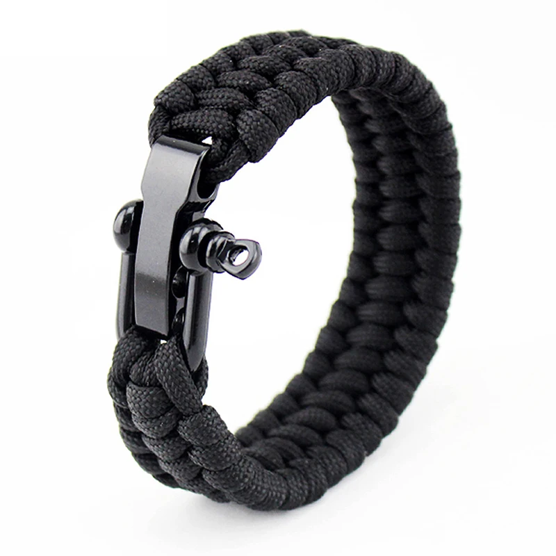 التخييم مضفر أساور والأساور paracord المظلة الحبل الرجال حبل الطوارئ بقاء الانقاذ المقاوم للصدأ مجوهرات التخييم مضفر أساور والأساور paracord المظلة الحبل الرجال حبل الطوارئ بقاء الانقاذ المقاوم للصدأ مجوهرات