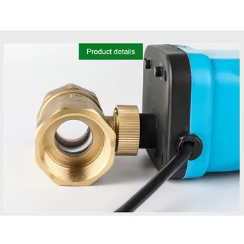 

220V Electric Ball Valve Brass Motorized Two-way Durable Waterproof Switch Type QP2