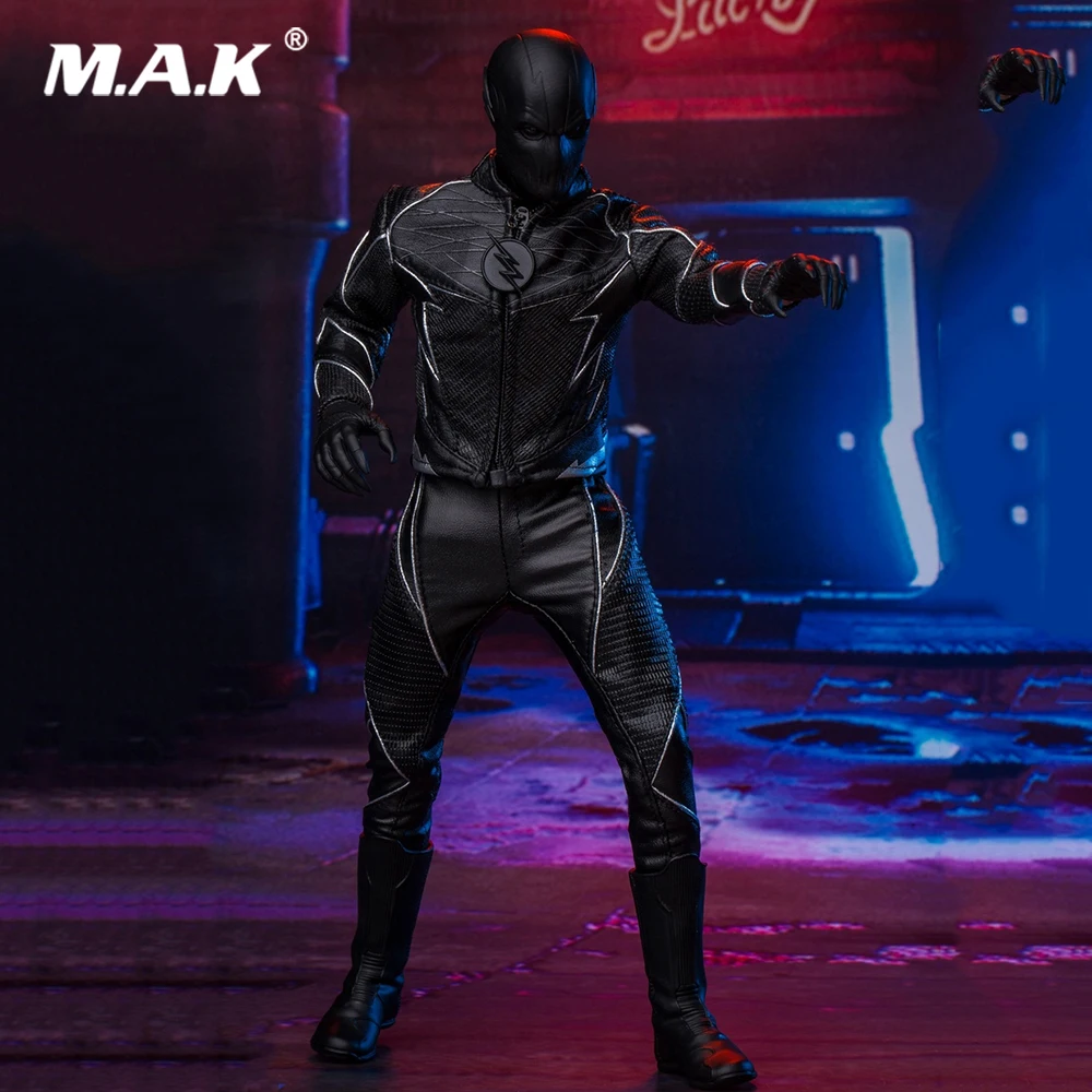 

SST010 1/6 Scale Collectible Full Set Dark Speedster Black Flash Action Figure with Original Box Doll Model for Fans Gifts