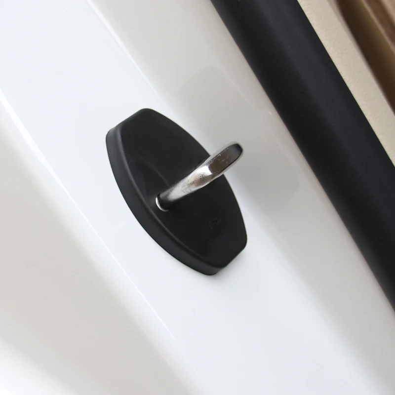 

Door Lock Cover For Volkswagen Polo VW Golf 7 6 5 Passat B5 B6 Jetta Tiguan 2017 R Line Auto Car Accessories