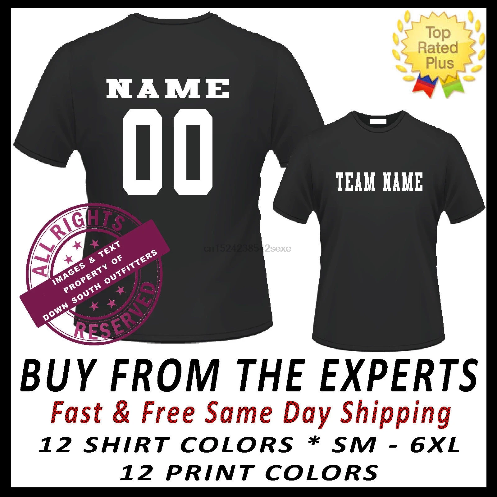 Custom Jersey Team Name Number Sports T shirt Baseball