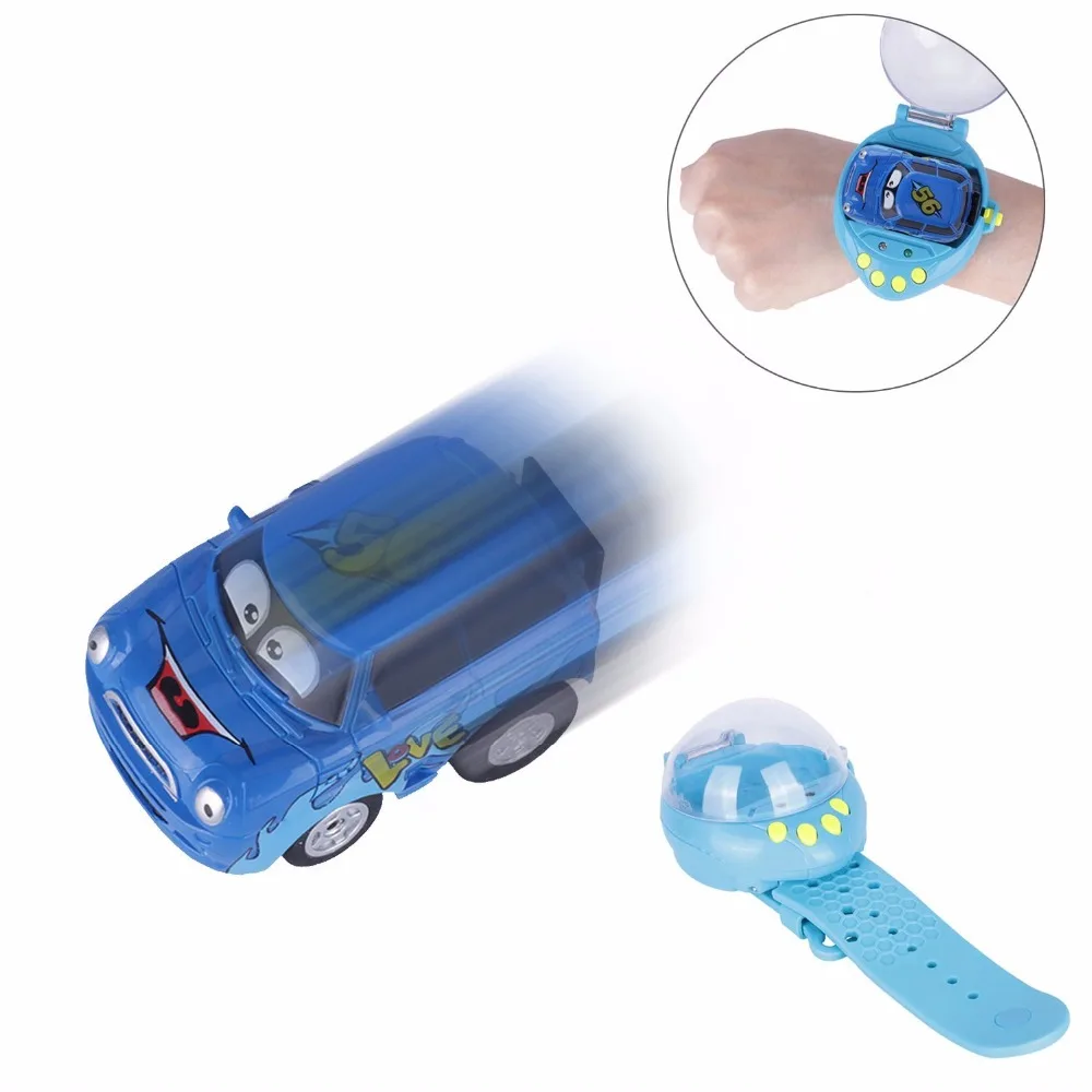 Гравитационный датчик RC мини карманные гоночные машинки с дистанционным управлением милые Мультяшные детские игрушки часы маленький Электрический двойной CTRL автомобиль USB перезарядка