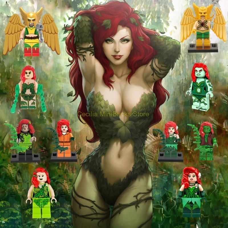 

Legoing Batman Movie Poison Ivy Riddler Two Face Marvel DC Building Blocks Toys For Children Legoings Aciton Figures Joker Thor