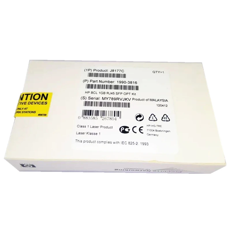 10 шт./лот 100% новый J8177C 1000BASE T гигабитная искусственная медь 100m Φ SFP модуль