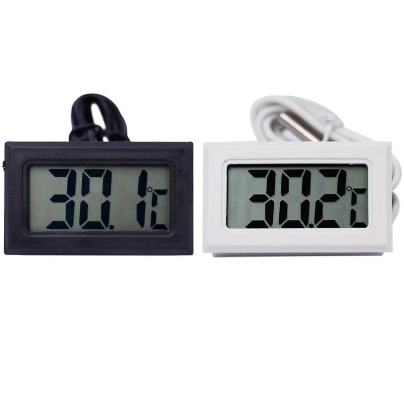 Мини ЖК-цифровой термометр датчик температуры холодильник морозильник термометр Feida скидка 39