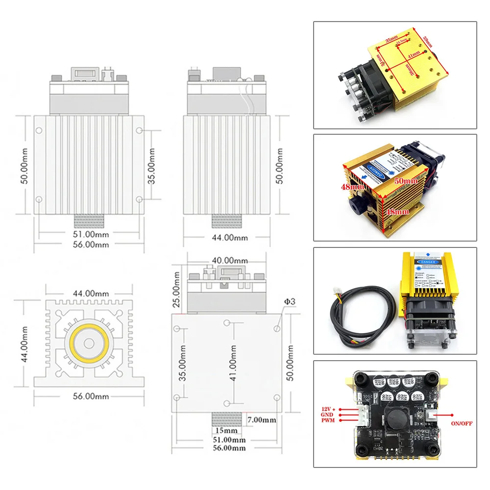 GK4545 Pro 15000 МВт гравировальный станок 5500 мВт лазерная головка 45x45 см Площадь Древесины Маршрутизатор PCB фрезерный станок резьба по дереву