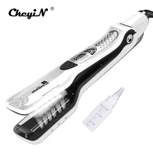 Hair Straightener Steam Flat Iron Ceramic Vapor Steam Straightening Iron Hair Care Styling Professional Straightener Brush Comb professional steam hair flat iron vapor spray hair straightener brush hair straightening electric steam straightener styling