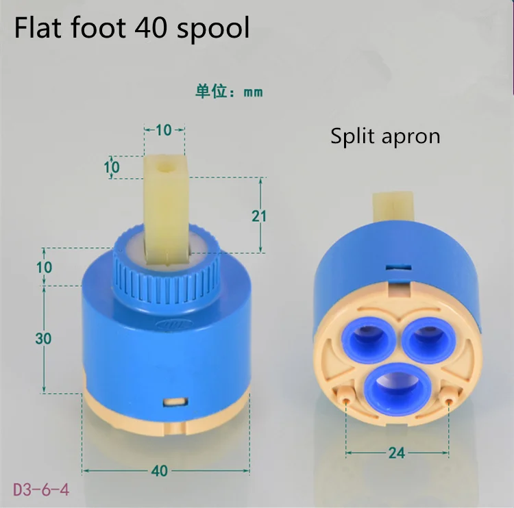 Керамический картридж 35 мм/40 мм клапан Кухня Ванная комната картридж кран смеситель Repalce аксессуары вращение плоское основание