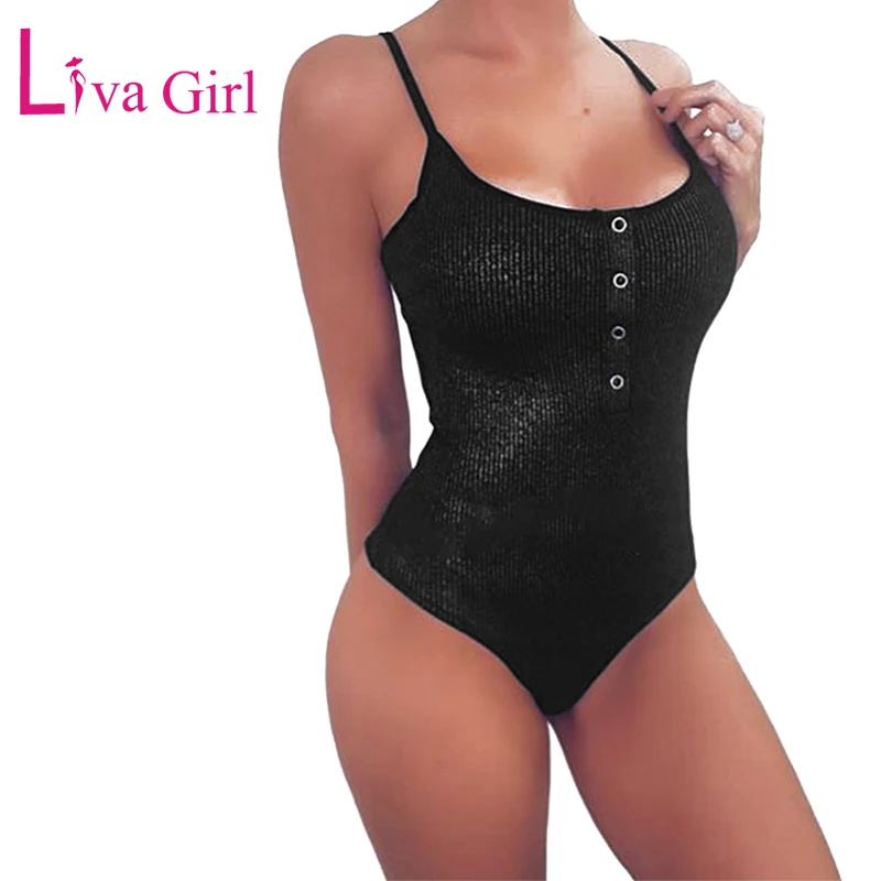 Сексуальное Женское боди LIVA GIRL черное/красное блестящее на бретелях спагетти